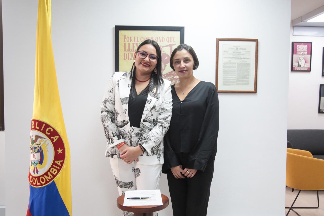 La abogada caucana Lizeth Montero como nueva directora de Ordenamiento Social de la Propiedad Rural del #MinAgricultura.